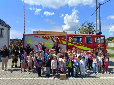 zdjęcie do
														 artykułu: Wizyta w Remizie Ochotniczej Straży Pożarnej w Skoroszycach