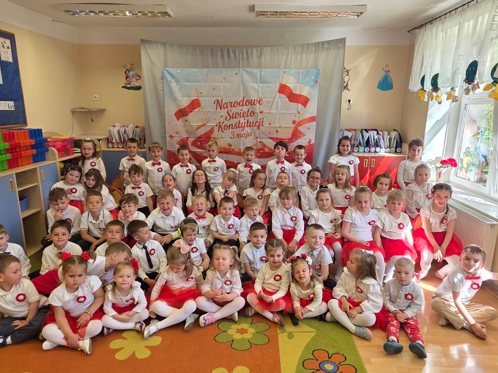 Obchody Świąt Majowych w przedszkolu