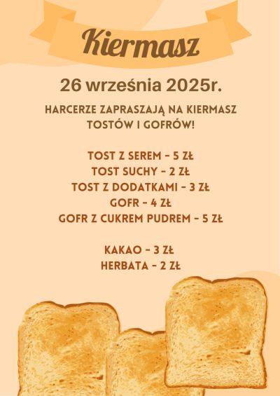 zdjęcie do
														 artykułu: KIERMASZ TOSTÓW I GOFRÓW