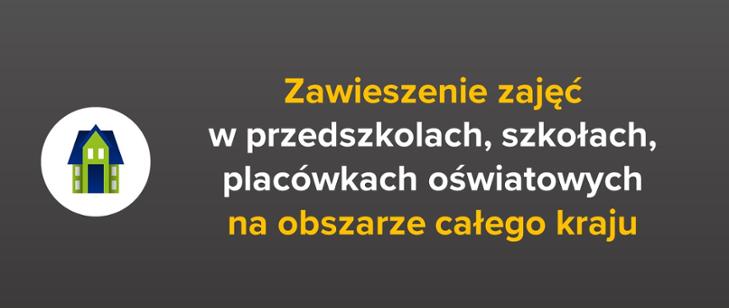 zdjęcie do
														 artykułu: Zawieszenie zajęć dydaktyczno-wychowawczych